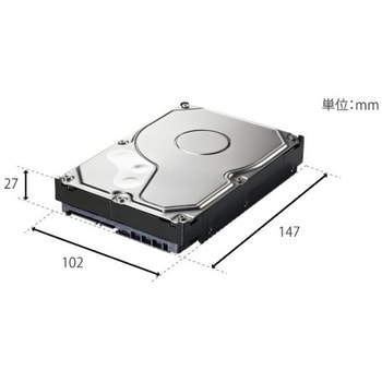 ドライブステーション プロ HD-QHU3/R5シリーズ用オプション 交換用HDD