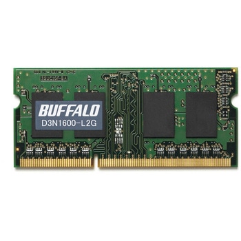 PC3L-12800(DDR3L-1600)対応 204PIN DDR3 SDRAM S．O．DIMM BUFFALO(バッファロー)