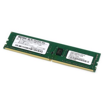 送料無料! 1枚 PC4-2400対応288ピン バッファロー DDR4 SDRAM DIMM 4GB MV-D4U2400-S4G