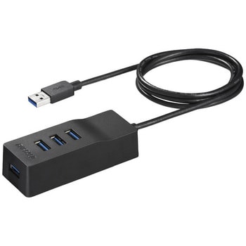 BSH4A310U3BK USB3．0 上挿し 4ポートセルフパワーハブ マグネット付き ブラック BUFFALO(バッファロー) Type-A  ケーブル長100cm BSH4A310U3BK - 【通販モノタロウ】