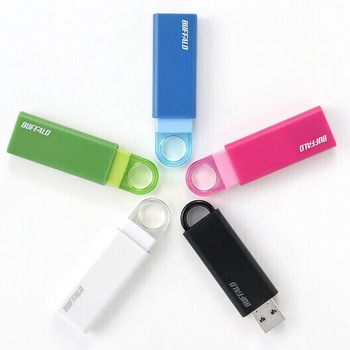 オートリターン機構搭載 ノックスライド USB3．1(Gen1)/USB3．0対応 USBメモリー BUFFALO(バッファロー)