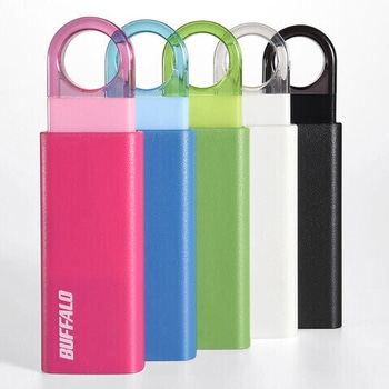 オートリターン機構搭載 ノックスライド USB3．1(Gen1)/USB3．0対応 USBメモリー BUFFALO(バッファロー)