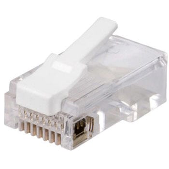 ツメの折れない RJ45 LANコネクター カテゴリー5e対応 100個入り BUFFALO(バッファロー)