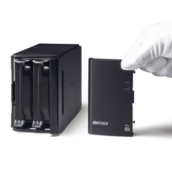 ドライブステーション ミラーリング機能搭載 USB3．0用 外付けHDD 2ドライブモデル BUFFALO(バッファロー)