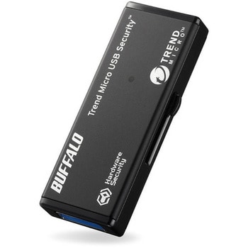 ハードウェア暗号化機能 USB3．0 セキュリティーUSBメモリー ウイルススキャン1年 ブラック色 32GB RUF3-HSL32GTV