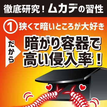 置くだけいなくなる ムカデハンター 金鳥 Kincho 不快害虫対策用品 通販モノタロウ