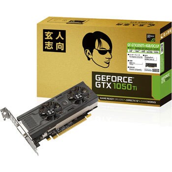 GF-GTX1050Ti-4GB/OC/LP グラフィックボード GEFORCE GTX1050Ti 1台