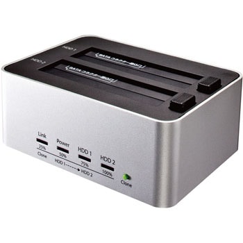 KURO-DACHI/CLONE/U3 コピー対応 USB3.0接続 3.5/2.5型 SATA SSD/HDDx2
