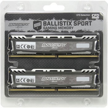 Ballistix DDR4-2666 デスクトップ用メモリ 8GB x2