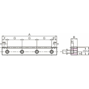 KHK プラスチックラック KHK(小原歯車工業)