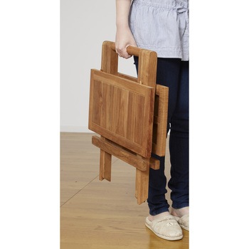 チークテーブル 折りたたみ式 クロシオ