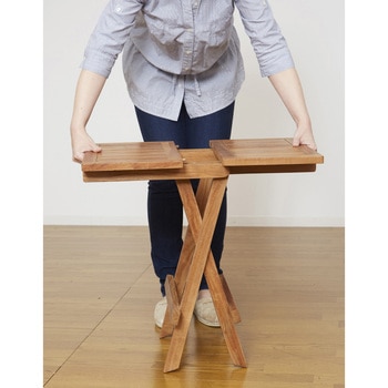 チークテーブル 折りたたみ式 クロシオ