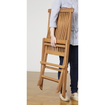 チークチェア2脚組 折りたたみ式 クロシオ