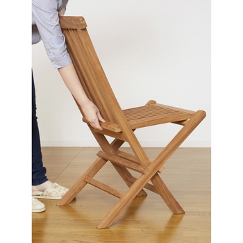チークチェア2脚組 折りたたみ式 クロシオ