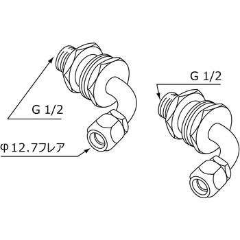 ユニットバス貫通金具T-A ノーリツ