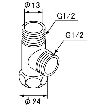 GTS用給水分岐継手 ノーリツ