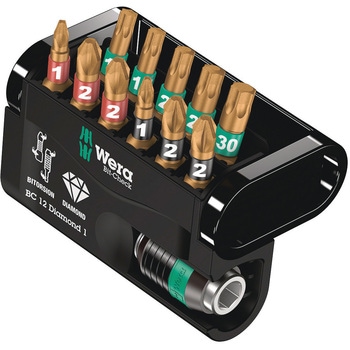 11本組ビットセット(Bi-Torsion・ダイヤモンド付) Wera