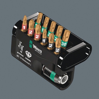 11本組ビットセット(Bi-Torsion・ダイヤモンド付) Wera