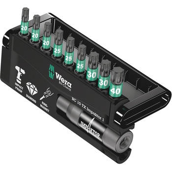 インパクター  ビットチェック トルクスビットセット Wera