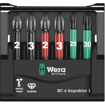 インパクター  ビットチェック トルクスビットセット Wera