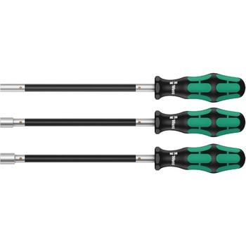 3本組フレキシブル六角ドライバーセット Wera