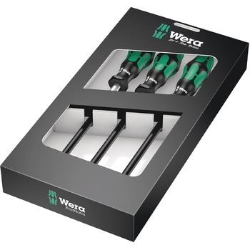 3本組フレキシブル六角ドライバーセット Wera