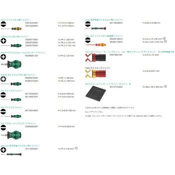ウレタン入りドライバーセット Wera