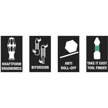 6本組ビットドライバーセット Wera