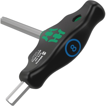 10本組T型レンチセット(メタルラック付) Wera