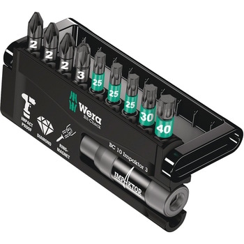 ドライバービットセット(ホルダー付・インパクト用) Wera