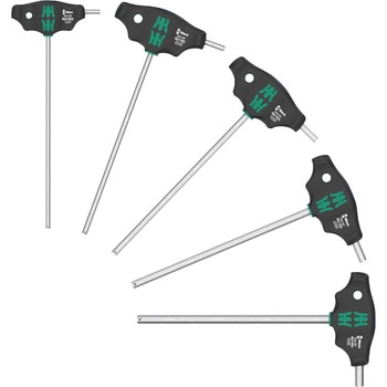 Tハンドル六角ドライバーセット Wera