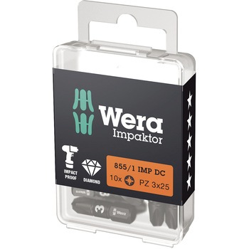 ドライバービット(ダイヤコート・インパクト用) Wera