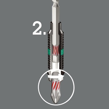 (Pozidriv)ドライバービット Wera