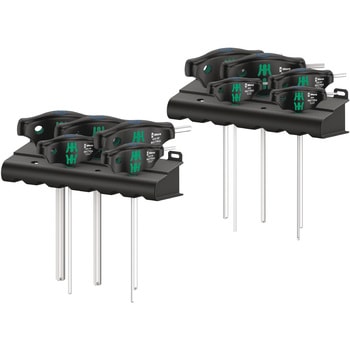 10本組T型レンチセット(ラック付) Wera