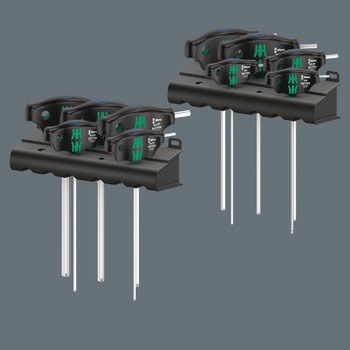 10本組T型レンチセット(ラック付) Wera