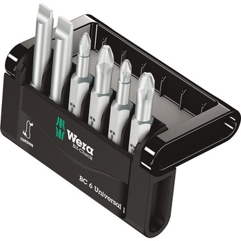 6本組ドライバービット Wera