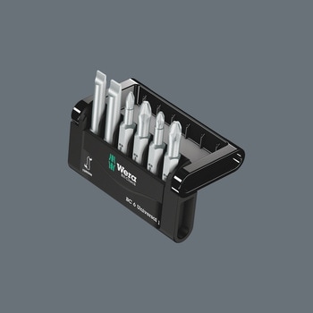 6本組ドライバービット - Wera