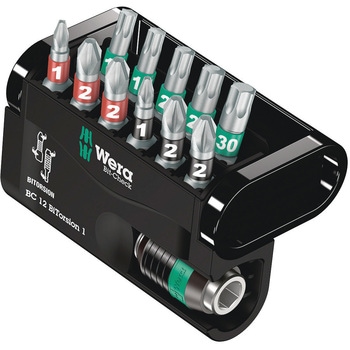 11本組ビットセット(Bi-Torsion) Wera