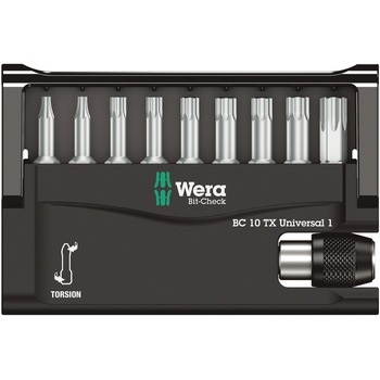 9本組(Torx)ドライバービット(TORSION) Wera