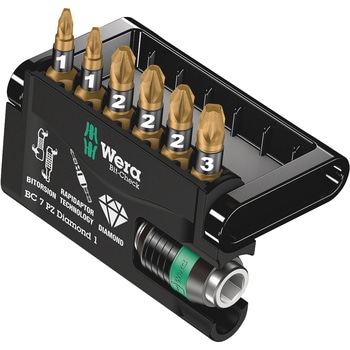 ビットチェック ダイヤモンドビットセット Wera