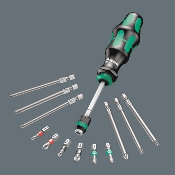ドライバービットセット(ハンドル付) Wera
