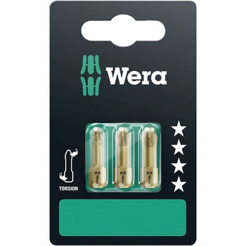 (Pozidriv)ドライバービットセット Wera