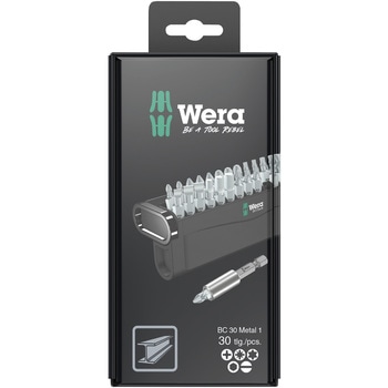 30本組ドライバービットセット(メタル用) Wera