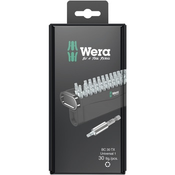 30本組Torxドライバービットセット Wera