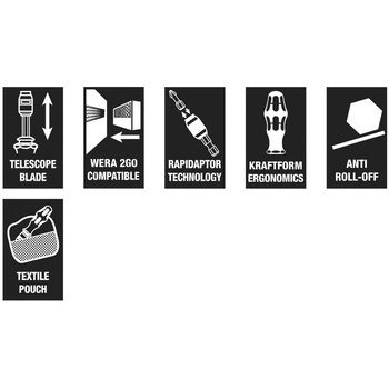 ドライバービットセット(ポーチ付) Wera