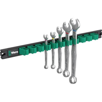 5本組コンビネーションレンチセット(マグネットレール付) Wera