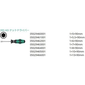7本組六角ドライバーセット Wera