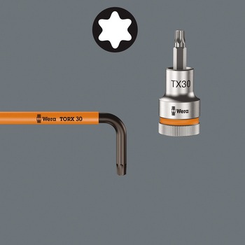 (Torx)キーレンチ(ロング) Wera