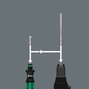 ドライバービットセット(ハンドル付) Wera