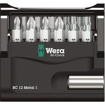 11本組ビットセット(金属用) Wera